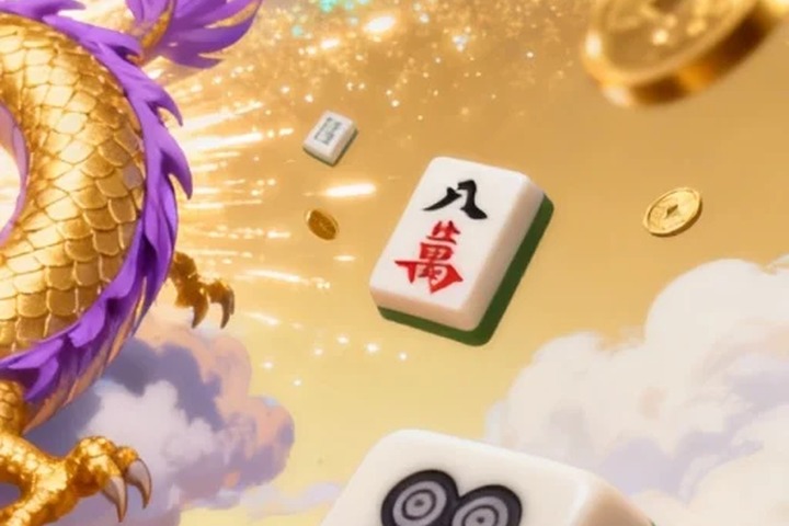 Vita Mahjong dragon themed art